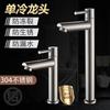 BENXINNONG 304 Stainless Steel Single Cold Basin Faucet