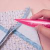 DIY Sewing Cloth Marker Pink Sewing Edge Creases Tool New Tailor Fabric Markers  Sewing Accessories