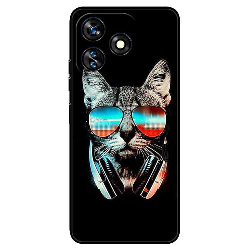 For Oukitel C51 Case 6.8'' Shockproof Silicon Animals Cool Painted Covers for Oukitel C51 C 51 Cartoon TPU Shell Protective Capa