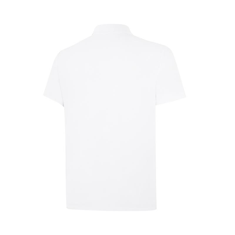 Li-Ning Casual Fashion Commuting Solid Color Comfortable Breathable Short Sleeve Polo Shirt Men Tops White APLW245-1