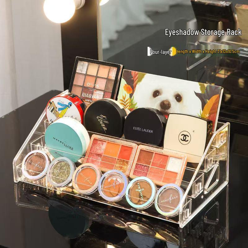 Acrylic Cosmetic Organizer: Perfume, Lipstick, Eyeshadow, Skincare Storage Rack