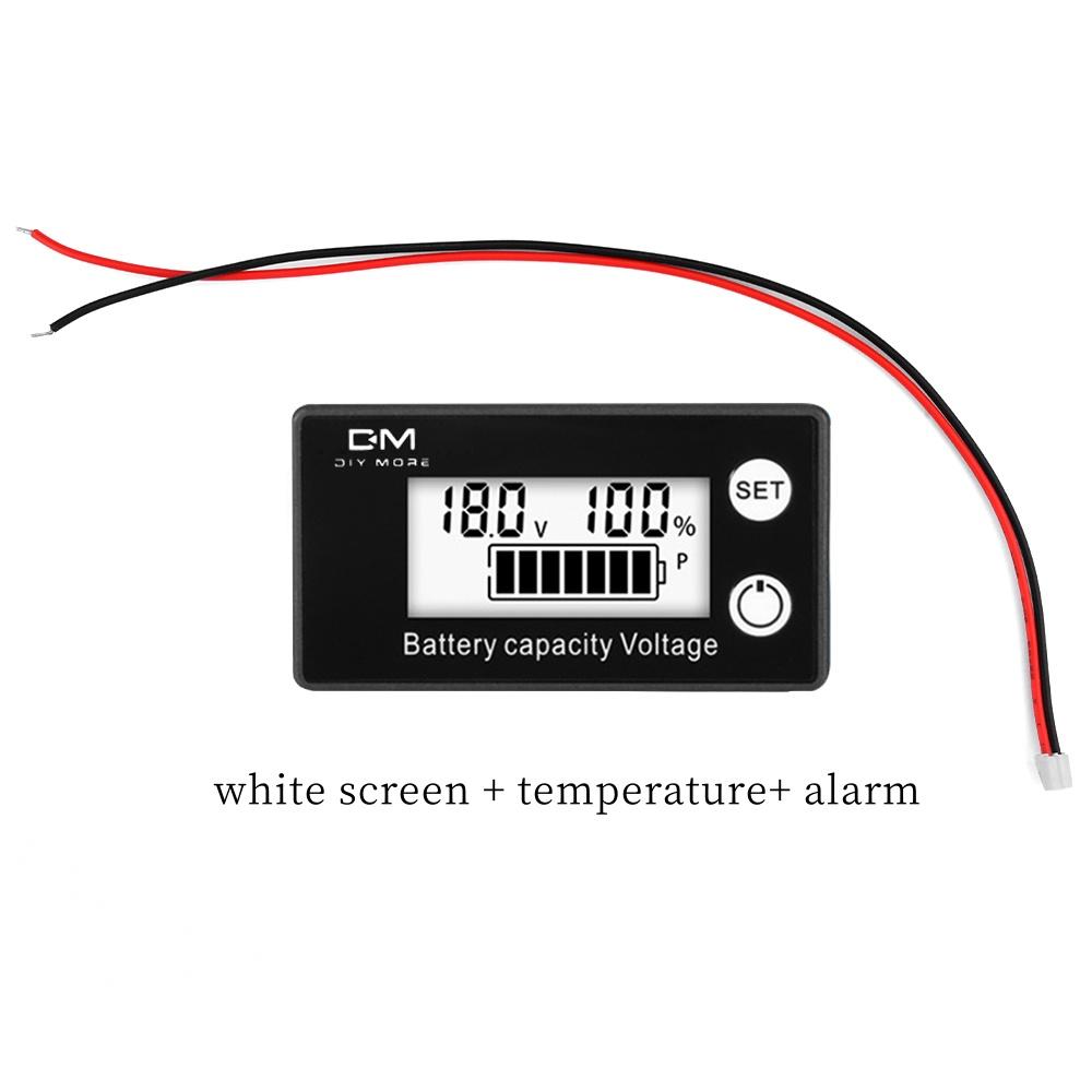 DC8-100V LCD Digital Meter 6133A Battery Capacity Indicator Lithium Ion Iron Phosphate Battery 12V 24V 36V 48V 60V 72V Voltmeter