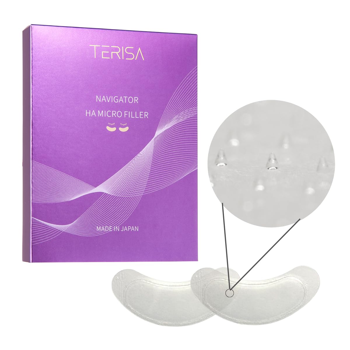

TERISA NAVIGATOR HA MICRO FILLER Microneedle Patch for Eyes and 8 patches patches x 4 Efficacy evaluation Mouth, (2 uses), tested.