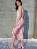 SORRY, TOO MUCH LOVE 23Signature Long Slip Dress_Pink