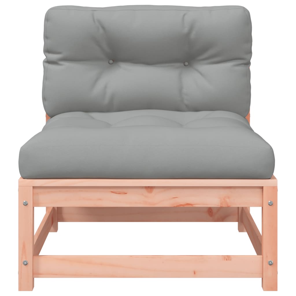 Vidaxl Ogrodowa Sofa Bez Podłokietników, Z Poduszkami I Podnóżkiem
