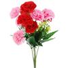 Chrysanthemum Bouquet Artificial Flowers for Vase Decoration Composition 35 Cm - Red-Pink