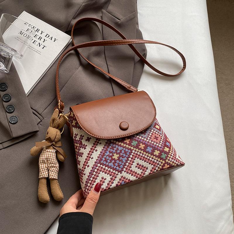 This Year'S Popular Bag Women'S Summer Messenger Mobile Phone Bag Women'S High-End Fashion Shoulder Bucket Bag Women