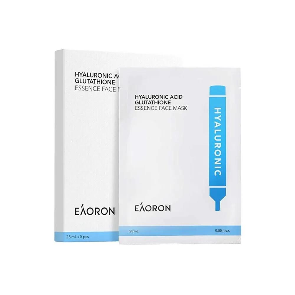 EAORON Hyaluronic Acid Glutathione Essence Mask Pack (5 Packs)