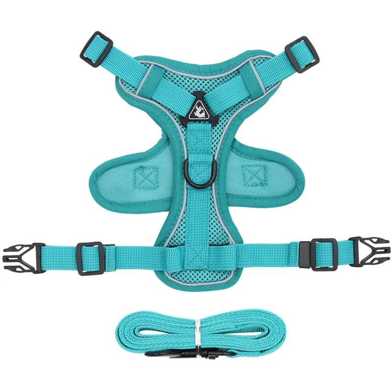High Quality Fashion Cat Dog Harness and Leash Set Reflective Pet Harnesses Vest for Cats Small Dogs Pets Out Door Walk Supplies