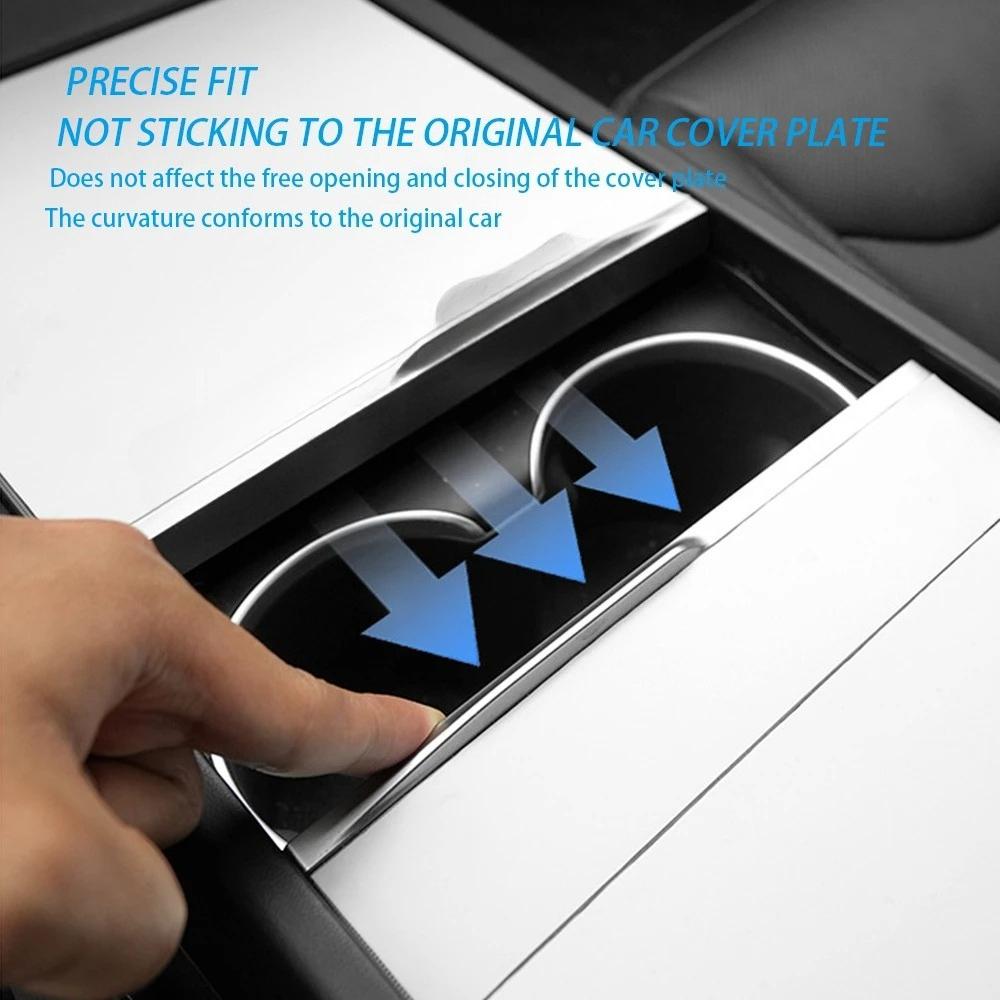 For Tesla Model Y Juniper Central Control Panel Electrostatic Adsorption Sticker Model 3 Highland Console Protect Silicone Cover