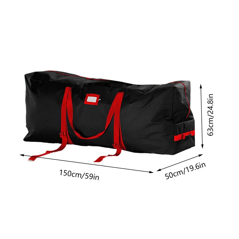 

Christmas Tree Storage Bag 9-foot Artificial Christmas Tree Bag Waterproof Oxford Organizer Zipper Christmas Tree Container чорний