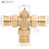 Thermostatic Radiator Control M30×1.5 Three Way Mixing Valve with Thermostatic Capillary Remote Sensor Setting Range 30-70 °C7