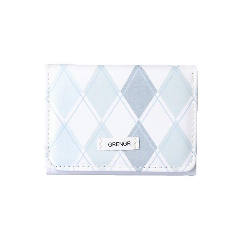 Women Short Wallet Pu Leather Simple Multi-Card Slot Coin Purses Student Cute Triple Fold Wallet High Quality Student Wallet