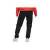 adidas Casual Sports Capsule Series Logo Print Multi-Pocket Cargo Pants Women Bottoms Black HM2906