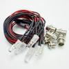 RC LED Headlights 2/4/6/8 Red White 3/5mm LED Lights Night Headlamps Taillight for RC Car Model Truck Crawler Drift Car