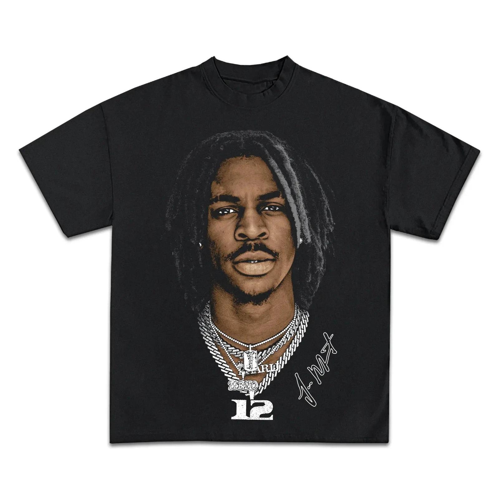 

JA MORANT Vintage Boxy Tee Shirt oversized t-shirt streetwear y2k 2XL