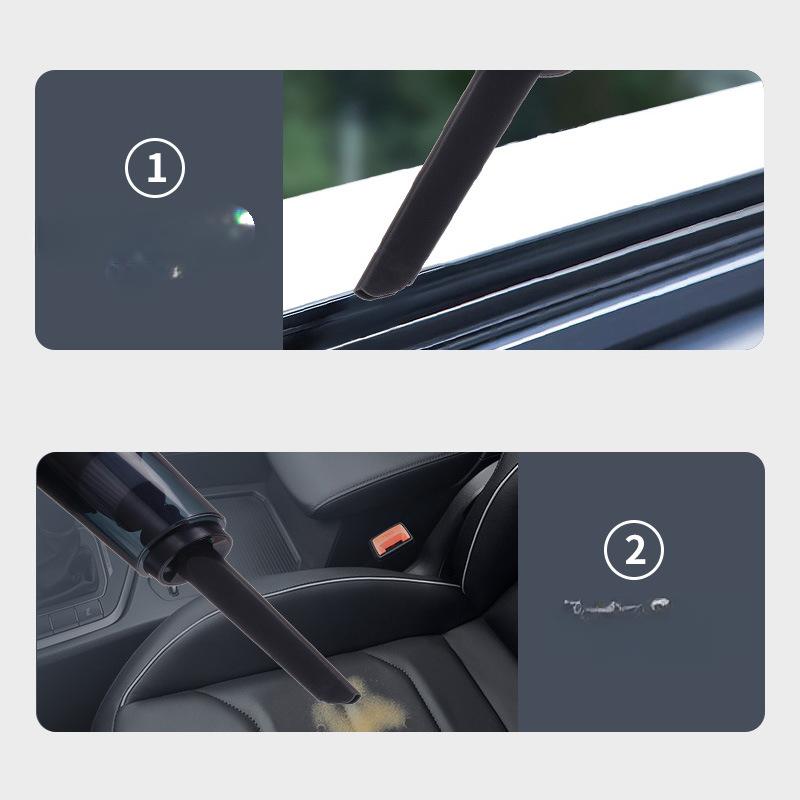Wireless Car Vacuum Cleaner Strong Cordless Cleaner Suction Handheld Auto Vacuum Home Car Dual Use Mini Vacuum Cleaner Appliance