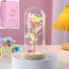 Valentine’s Glowing Gold Foil Rose Lamp - Women's Day Gift