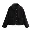 Fashion Style 2023 New Autumn and Winter Women's Clothing Slim Looking Easiest for Match Fleece Jacket Outwear 8741223 800