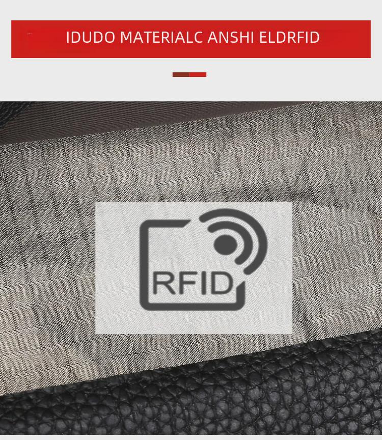 RFID-Reisepasshülle aus echtem Leder – Diebstahlsicherer Reiseausweishalter