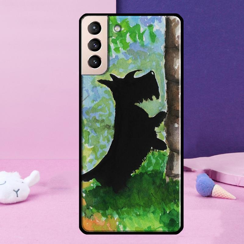 Westie Scottie Scottish Terrier Phone Case For Samsung Galaxy S25 Ultra S24 S23 Ultra S9 S10 S20 S21 S22 Plus S24 FE Cover