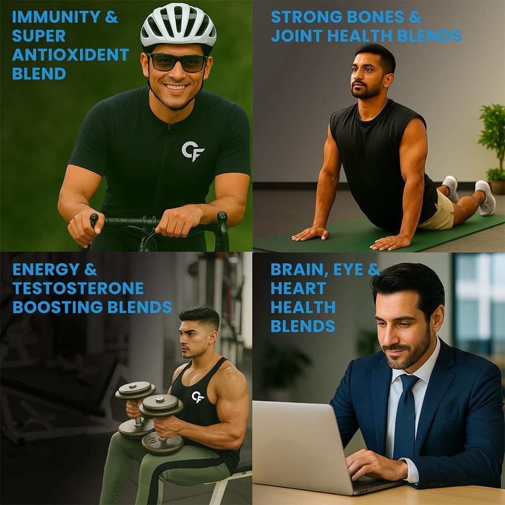 Carbamide Forte Multivitamin Tablets For Men Gym Daily Energy Support With Probiotics 30 Tablets Vitality Focus