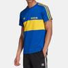 Adidas Originals Trefoil Colorblock Buchstaben-Print Kurzarm T-Shirt Herren Oberteile Blau HC0300