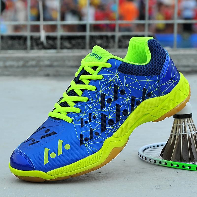New Light Sport Badminton Shoes Men's and Women's Training Shoes Student LEFUS  Badminton Tennis Shoes