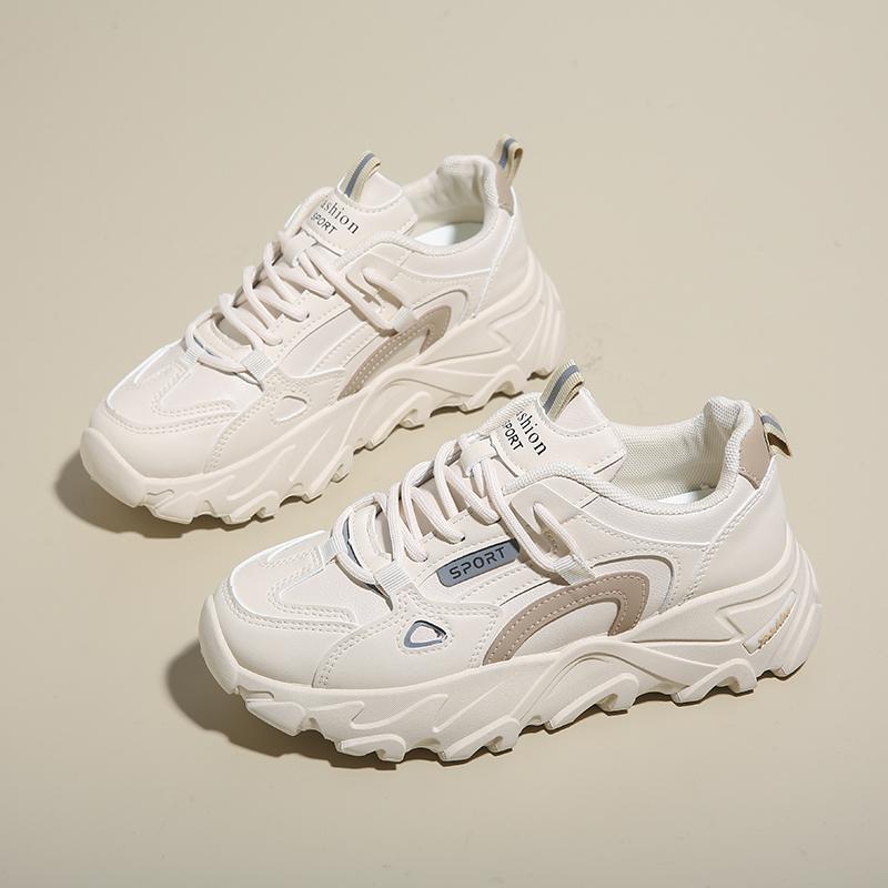 Fashion Sneakers Women Lace Up Flats Ladies Outdoor Running Walking Shoes Comfortable Breathable Female Footwear Big Size Zapatos Mujer