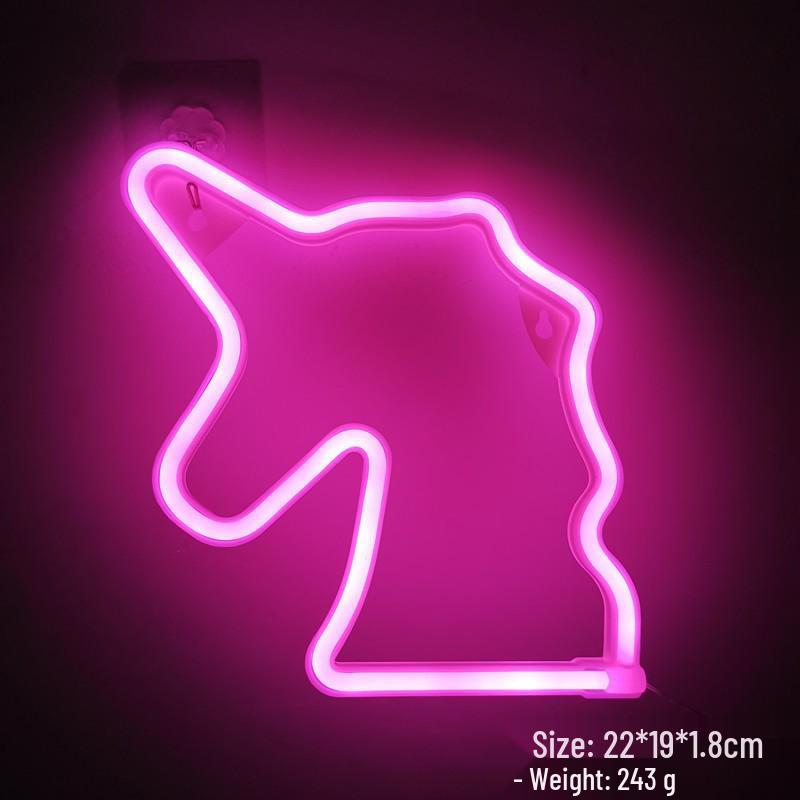 LED Neon Butterfly & Planet Wall Light - Decorative E-sports, Bar, and Photo Prop Night Light