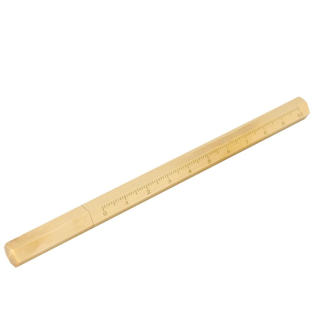 Solid Signature Pen Brass Body 0.5mm Tip Pen Handheld Writing Brass Writing Pen Business Thing