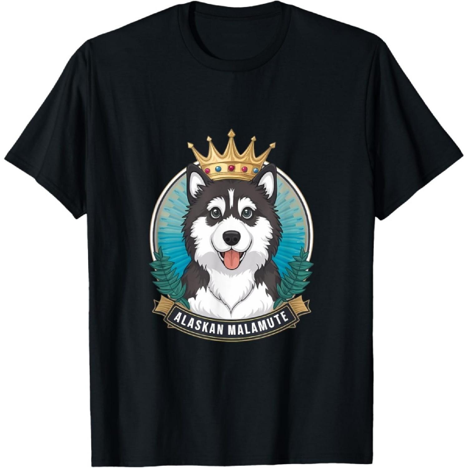 

Alaskan Malamute T-Shirt XXXXXL різнокольоровий