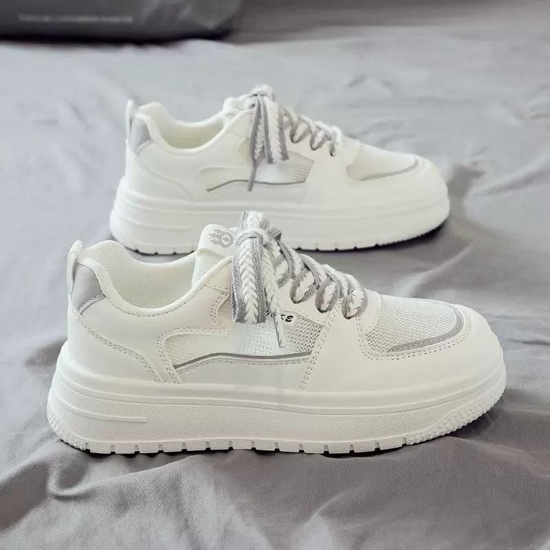 Nowe Przewiewne Damskie Buty Wszechstronne Grubo-podeszwowe Codzienne Sportowe Trampki i Perforowane Buty