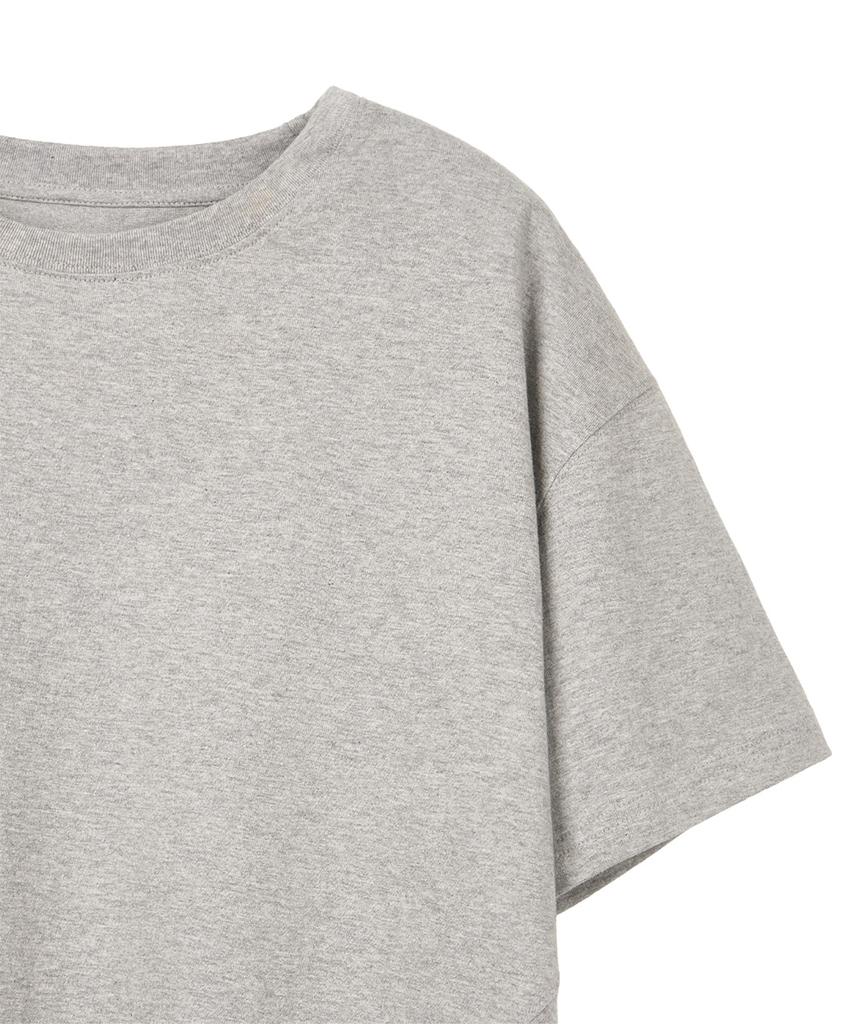 Dandel Dd Asym Side Rib Tee (Grey)