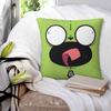 Invaders Zims Gir Face Pillow Cover Cushion Cover Soft Graphic Pillow Case Novelty Pillowcases For Living Room Chair