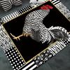 1Pcs Anti Fatigue Kitchen Rugs Farmhouse Chicken Print Waterproof Non-Slip Thick Cushioned Kitchen Mat Heavy Duty Comfort Standing Mat for Kitchen