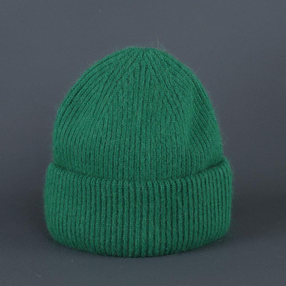 2023 new  Hot Selling Winter Hat Real Rabbit Fur Winter Hats For Women Fashion Warm Beanie Hats Solid Adult Cover Head Cap