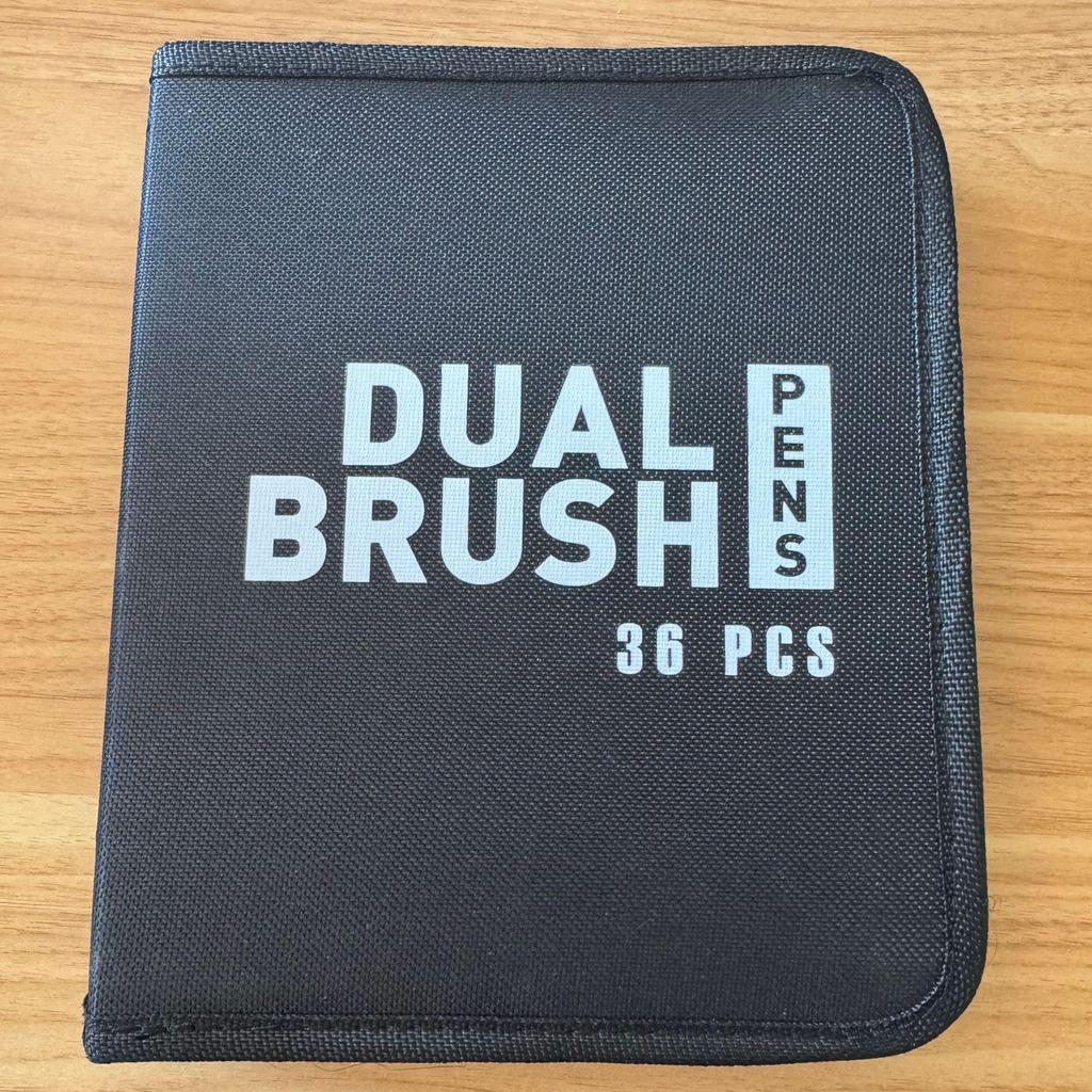 Dual-Tip Washable Watercolor Fineliner Set for Kids - Soft Tip Art Pens