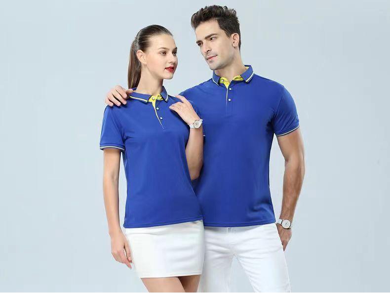 Custom Logo Short-Sleeve Polo Shirt: Summer Workwear Team T-Shirt with Embroidery Options