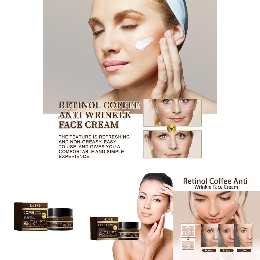 Eelhoe Retinol Coffee Anti-aging Cream For Smooth Skin Wrinkle Reduction And Repair