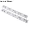 1pcs 3D ABS for Land Rover Car letters Front Hood Emblem Bonnet Sticker Rear tail Trunk Badge Decal Styling auto accessories HY2