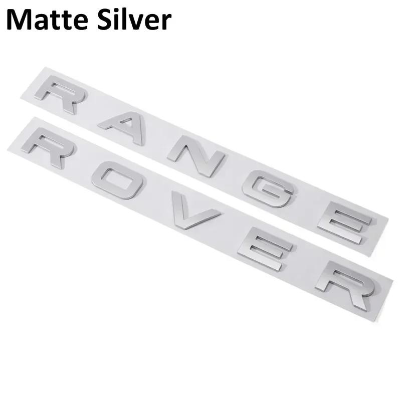 1pcs 3D ABS for Land Rover Car letters Front Hood Emblem Bonnet Sticker Rear tail Trunk Badge Decal Styling auto accessories HY2