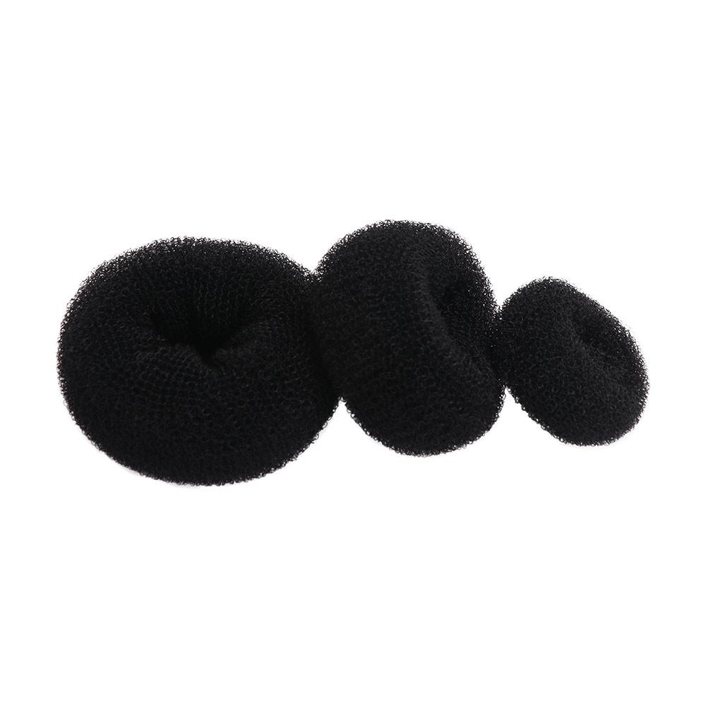 3Colors Hair Bun Maker Hair Clip Easy Big Ring Hair Accessories Hair Bun Donut Girls Women
