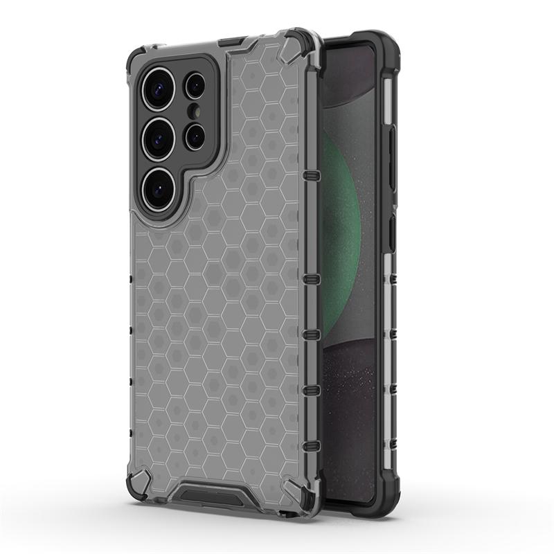 Shockproof Transparent Case For Samsung Galaxy S25 Ultra Honeycomb Armor Case Samsung S25 Ultra Cover For Samsung S25 Ultra Case