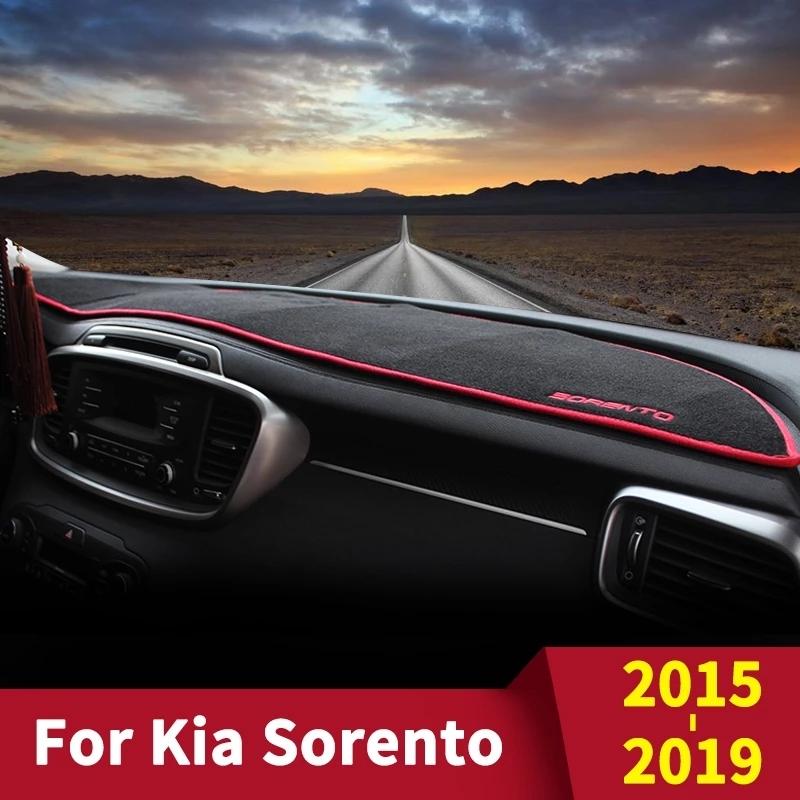 Voor Kia Sorento Prime R UM 2015 2016 2017 2018   Auto Dashboardhoes Anti-slip Mat Zonnescherm Pad Instrumentenpaneel Tapijt