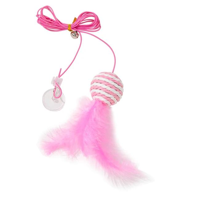 

Новая интерактивная игрушка для кошек, подвесная игрушка-симулятор для кошек, забавная интерактивная игрушка для котят, играющих в дразнилку, игрушка-палочка для кошек