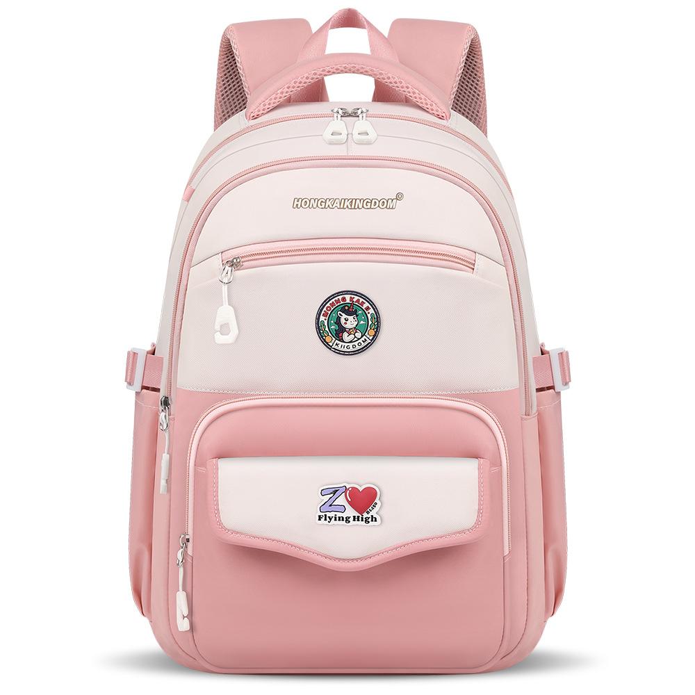 New Bag Junior High School Primary School Children's Schoolbag Large Capacity Backpack Outdoor Leisure Travel Bag Backpack