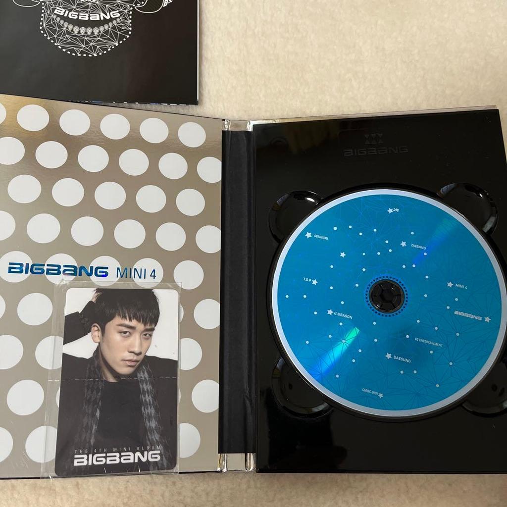 [USED] BIGBANG MINI 4 (Korean Edition) Mini Album with CD and Trading Card