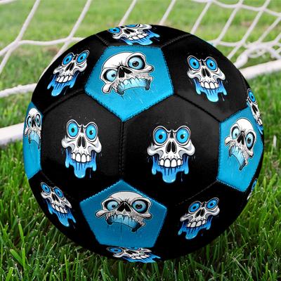 1PC Skull Artwork Big Eyes Soccer Ball Size 5 Football Machine Sewn Indoor/Outdoor Universal Football A64
