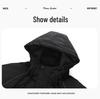 Men's High-Quality Cold-Proof Down Workwear Jacket - Convertible American Outdoor Design
